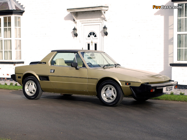 Pictures of Fiat X1/9 UK-spec (128) 1978–82 (640 x 480)