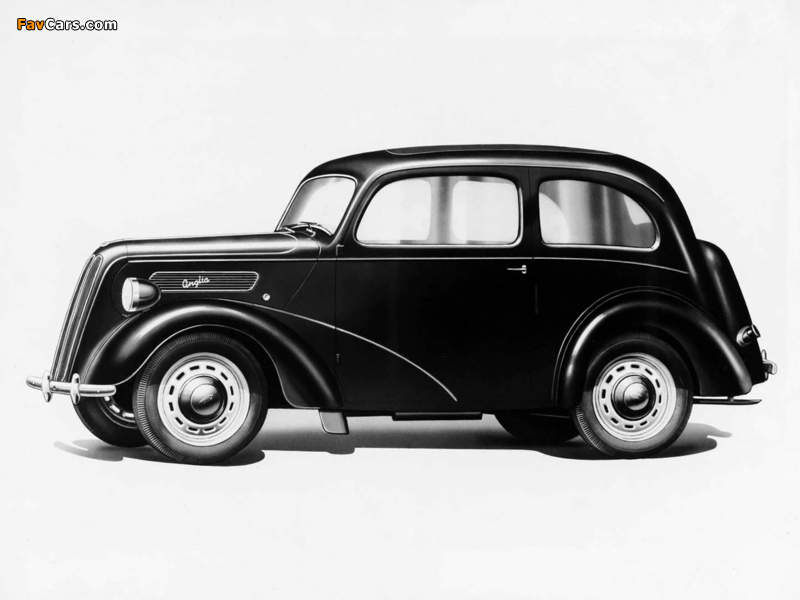Ford Anglia Tudor Saloon (E494A) 1949–53 wallpapers (800 x 600)