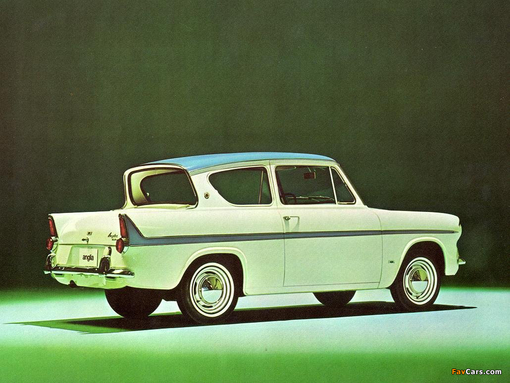 Ford Anglia Deluxe (105E) 1959–67 wallpapers (1024 x 768)