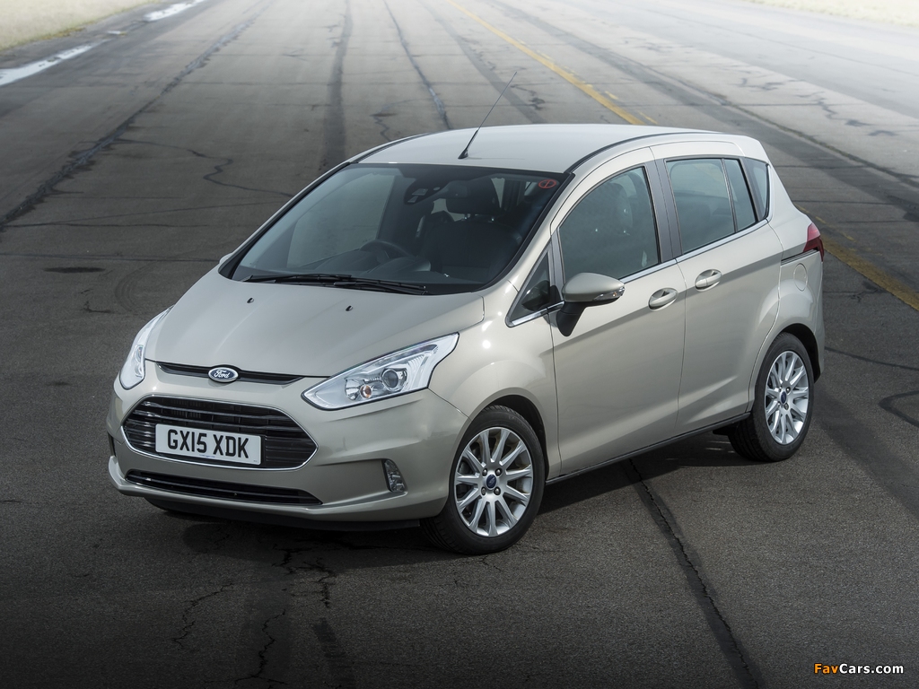 Ford B-MAX UK-spec 2012 wallpapers (1024 x 768)