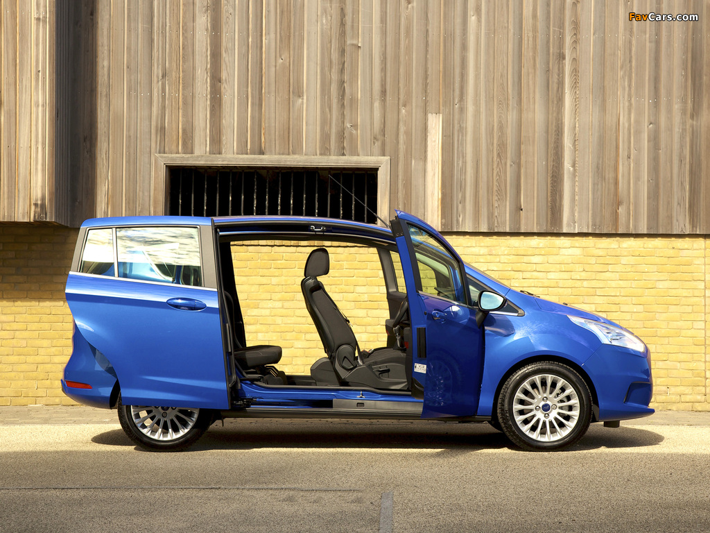 Pictures of Ford B-MAX UK-spec 2012 (1024 x 768)
