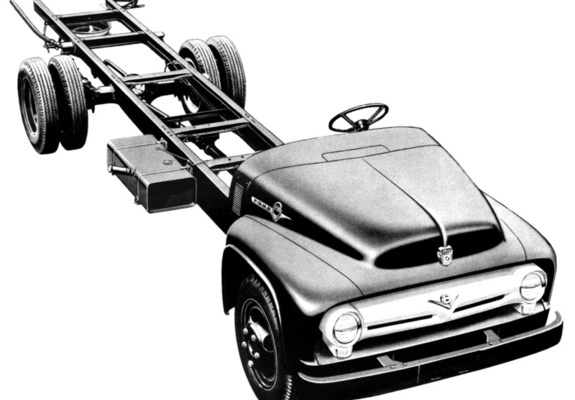 Ford B-600 Chassis 1956 images