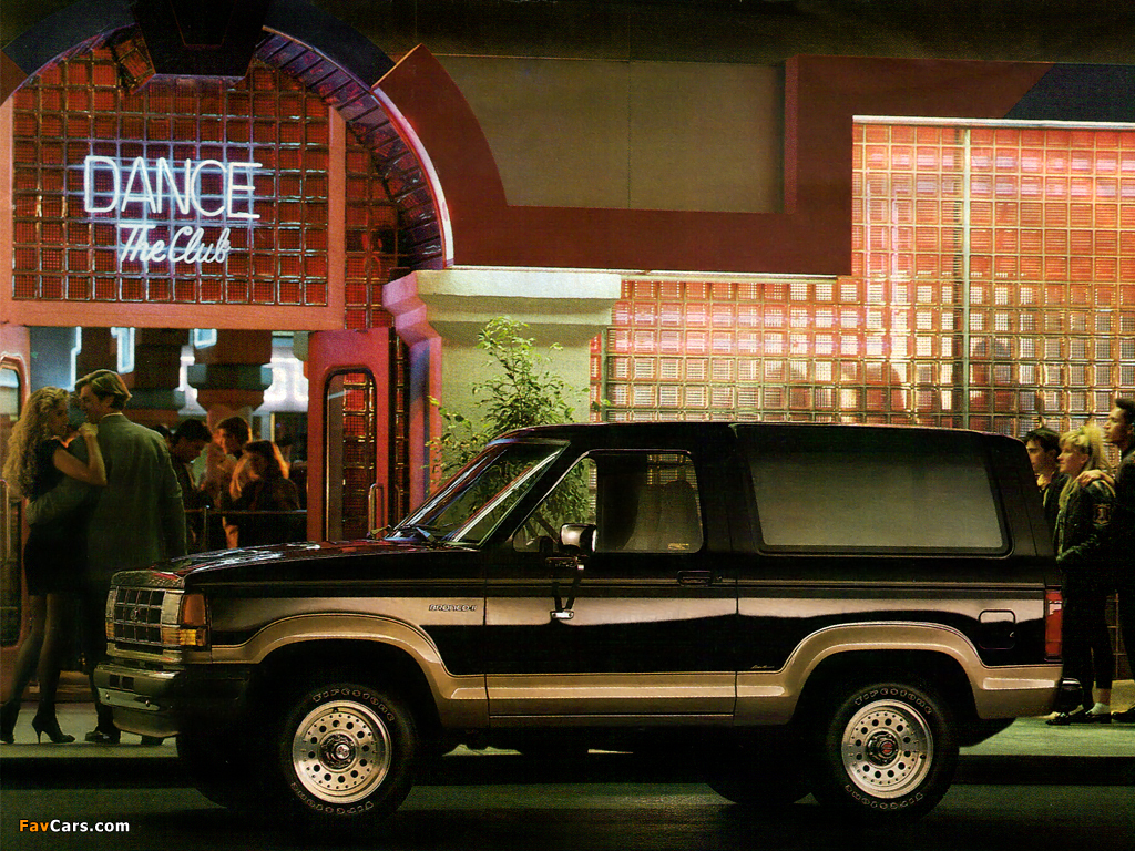 Photos of Ford Bronco II Eddie Bauer 1989 (1024 x 768)