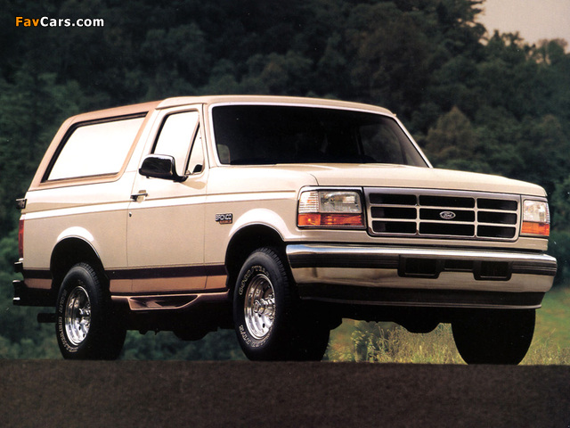 Ford Bronco 1992–96 wallpapers (640 x 480)