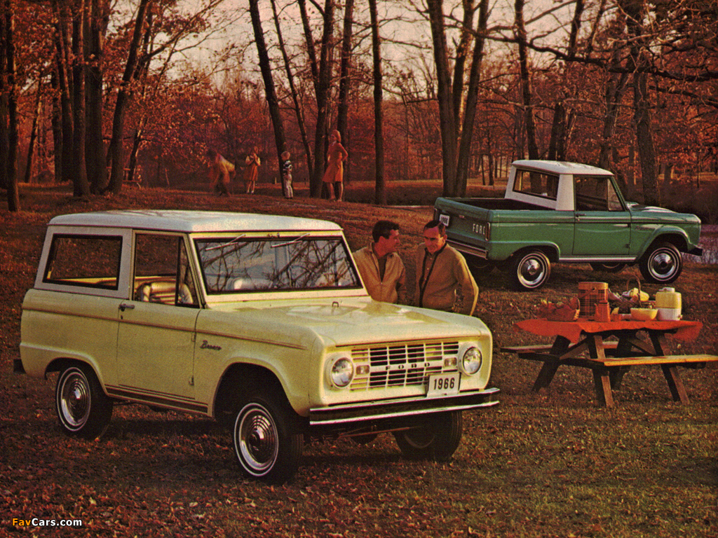 Pictures of Ford Bronco Wagon & Sports Utility 1966 (1024 x 768)