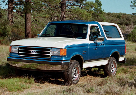 Pictures of Ford Bronco 1987–91