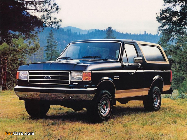 Ford Bronco 1987–91 wallpapers (640 x 480)