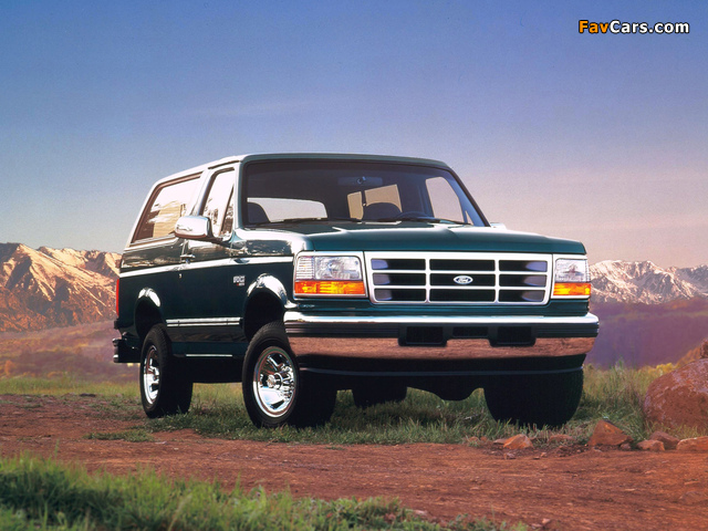 Ford Bronco 1992–96 wallpapers (640 x 480)