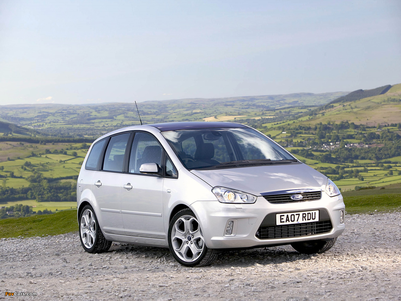 Ford C-MAX UK-spec 2007–10 wallpapers (1280 x 960)