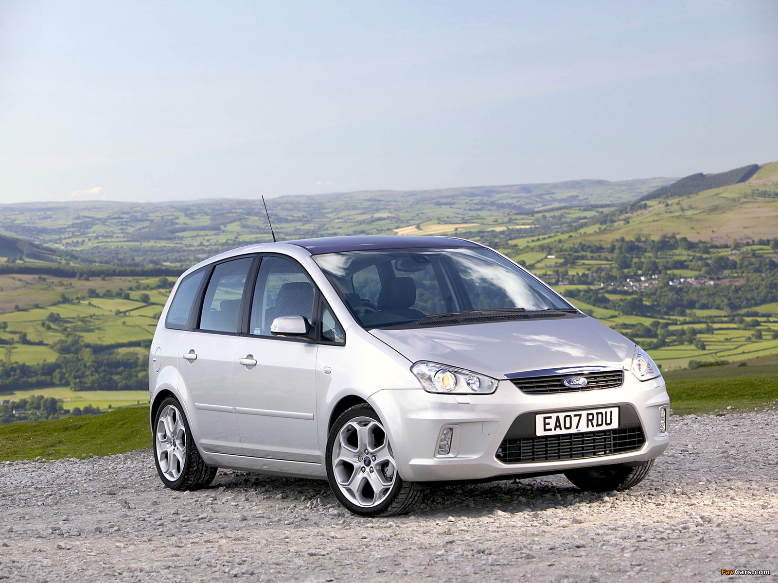 Ford C-MAX UK-spec 2007–10 wallpapers (1600 x 1200)