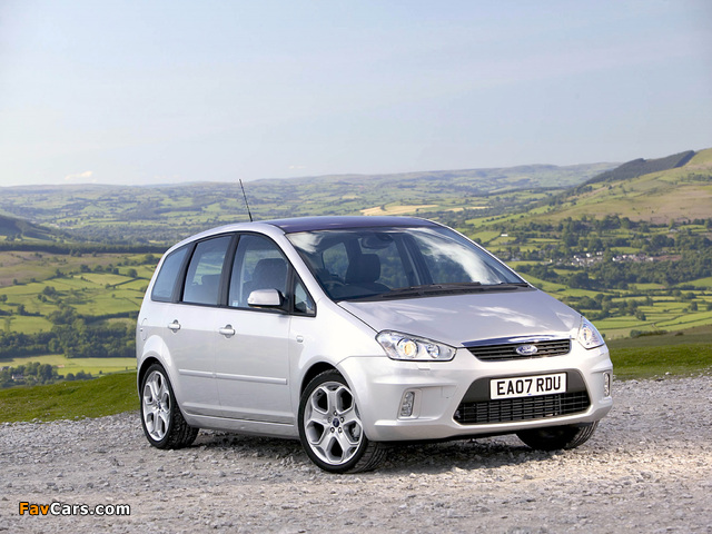 Ford C-MAX UK-spec 2007–10 wallpapers (640 x 480)