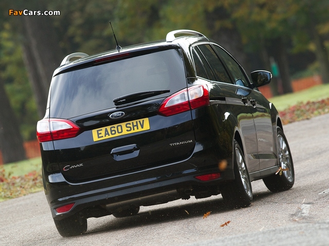 Ford Grand C-MAX UK-spec 2010 pictures (640 x 480)