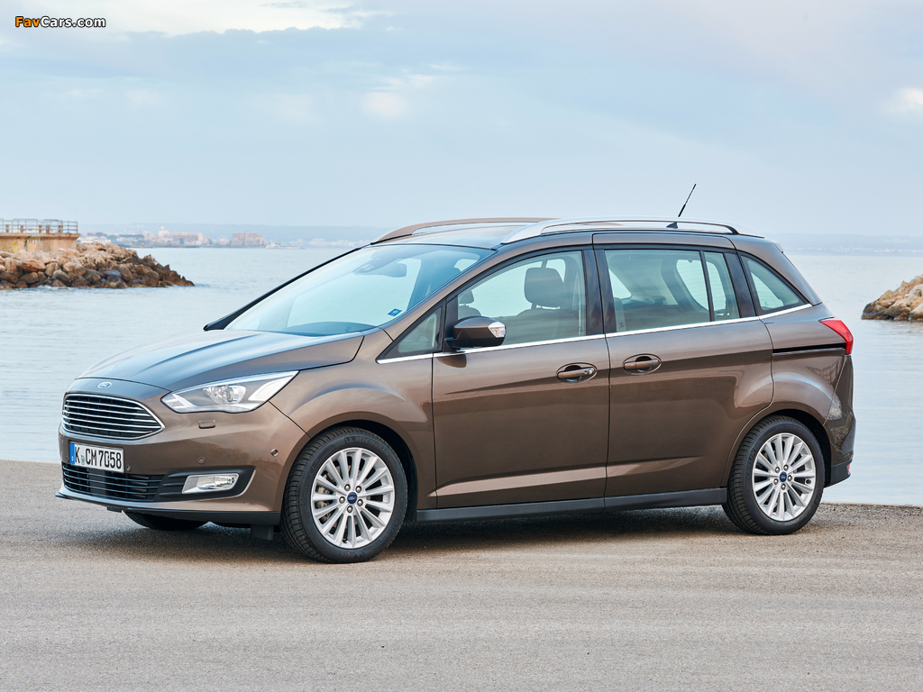 Ford Grand C-MAX 2015 wallpapers (1024 x 768)