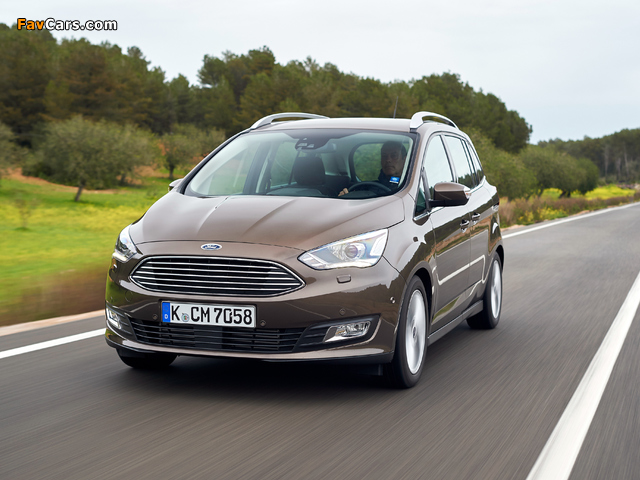 Pictures of Ford Grand C-MAX 2015 (640 x 480)