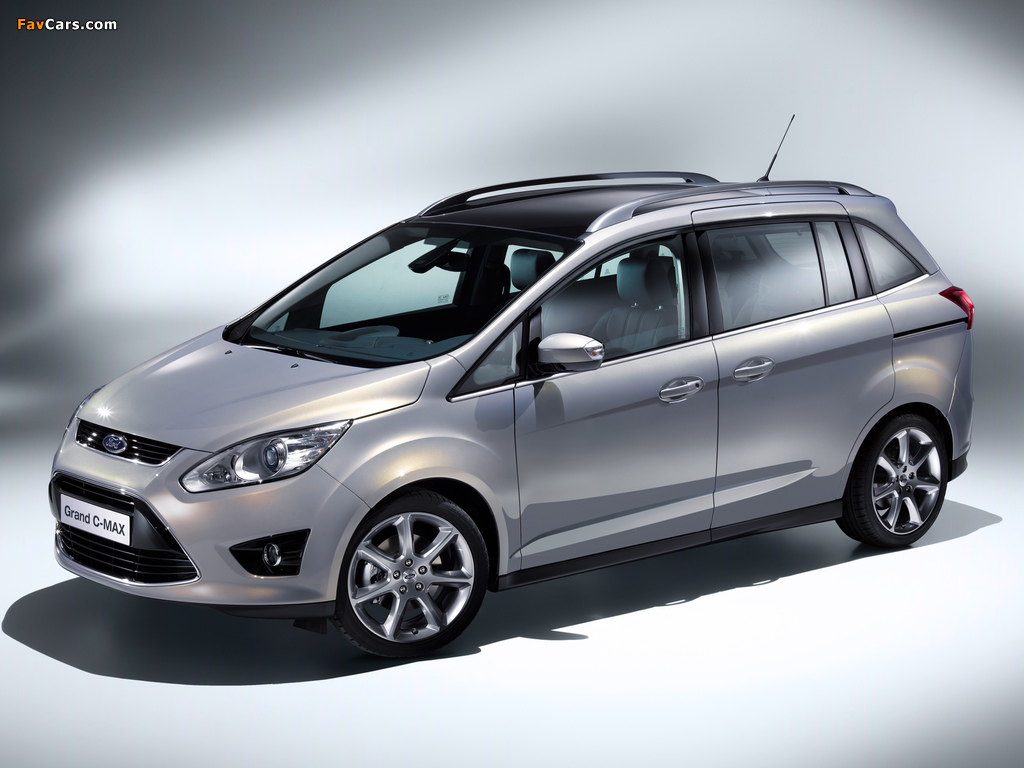 Ford Grand C-MAX 2010 wallpapers (1024 x 768)