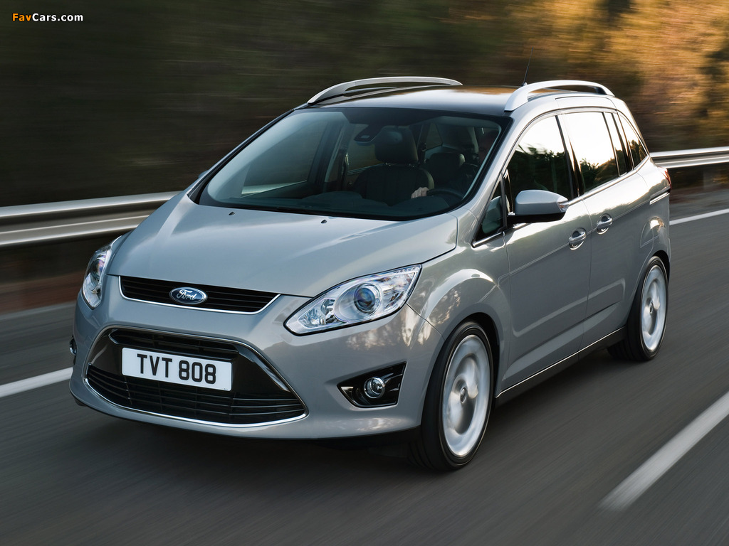 Ford Grand C-MAX 2010 wallpapers (1024 x 768)