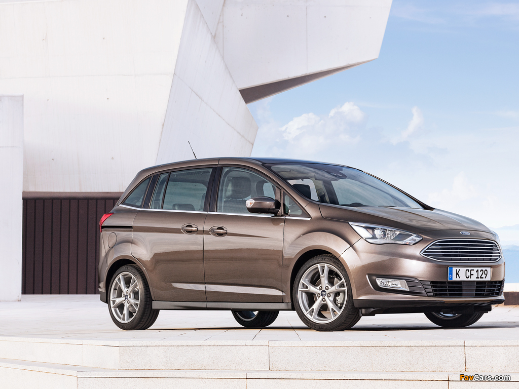 Ford Grand C-MAX 2015 wallpapers (1024 x 768)