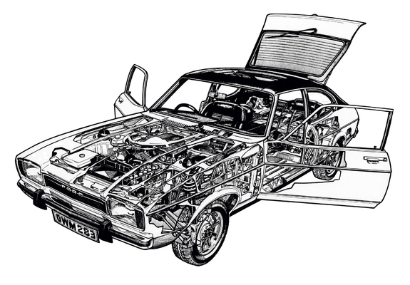 Images of Ford Capri UK-spec (II) 1974–77