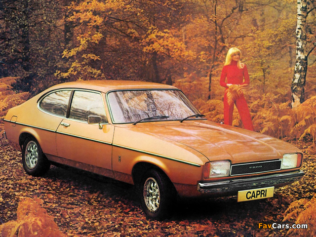Pictures of Ford Capri UK-spec (II) 1974–77 (640 x 480)