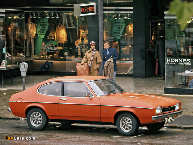 Pictures of Ford Capri UK-spec (II) 1974–77 (640 x 480)