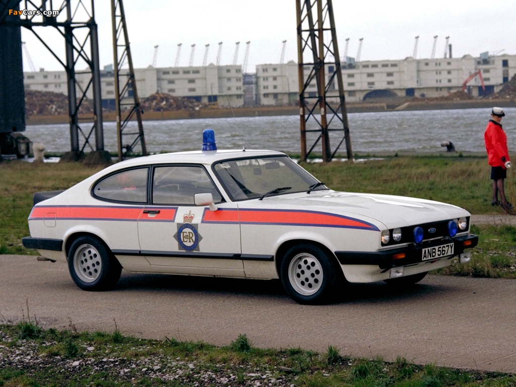 Ford Capri 2.8 Injection Police wallpapers (1024 x 768)