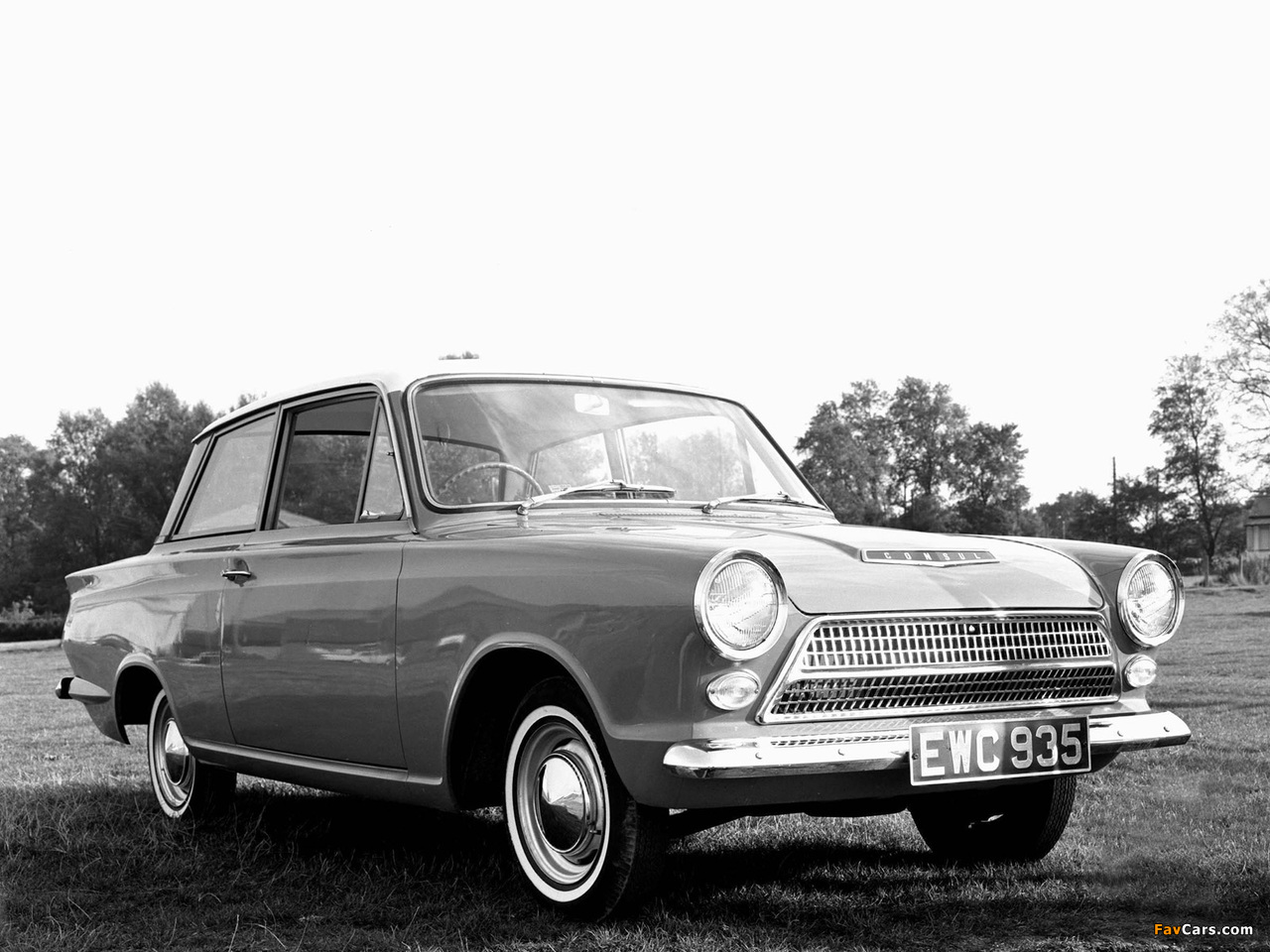 Ford Cortina 2-door Saloon (MkI) 1962–66 photos (1280 x 960)