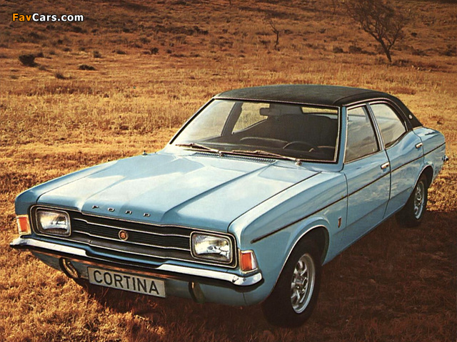 Ford Cortina 4-door Saloon (MkIII) 1970–76 photos (640 x 480)