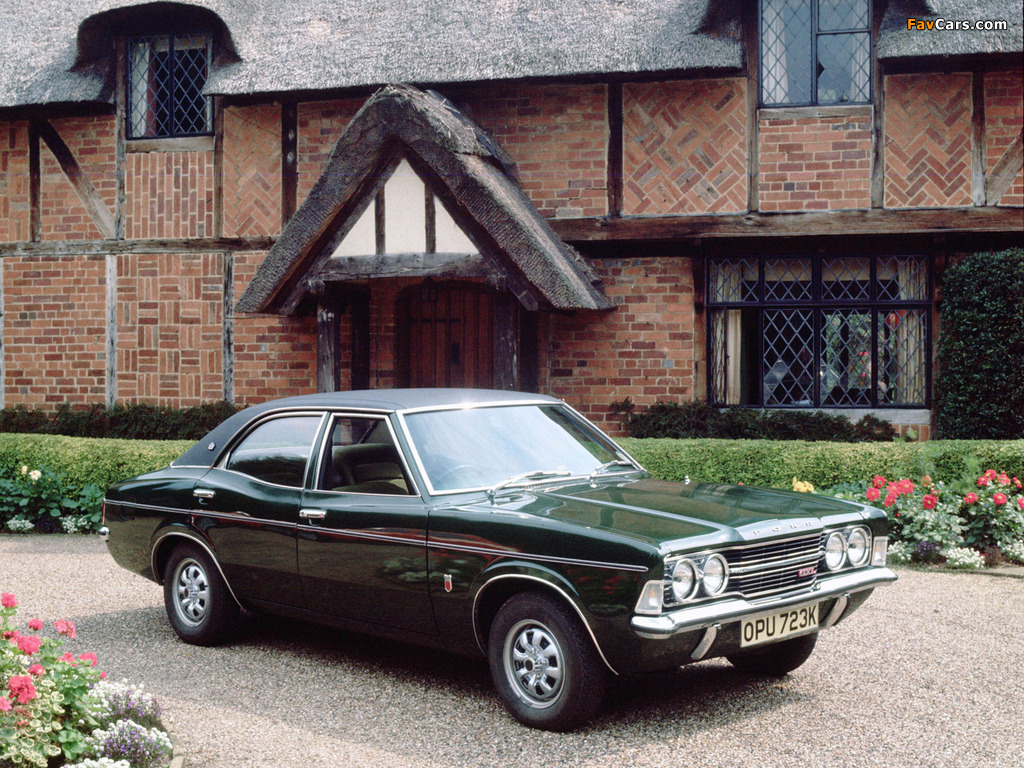 Ford Cortina GXL 4-door Saloon (MkIII) 1970–73 pictures (1024 x 768)