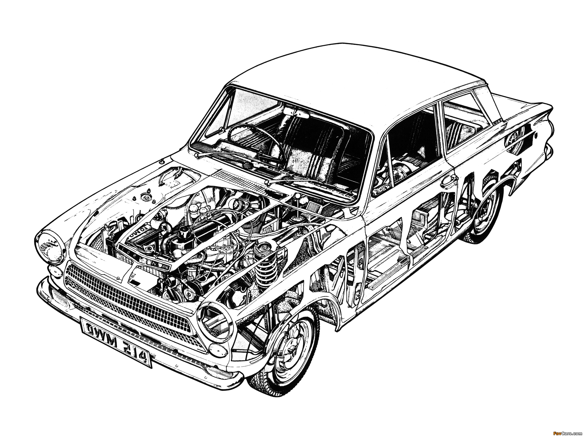 Images of Ford Cortina 2-door Saloon (MkI) 1962–66 (2048 x 1536)