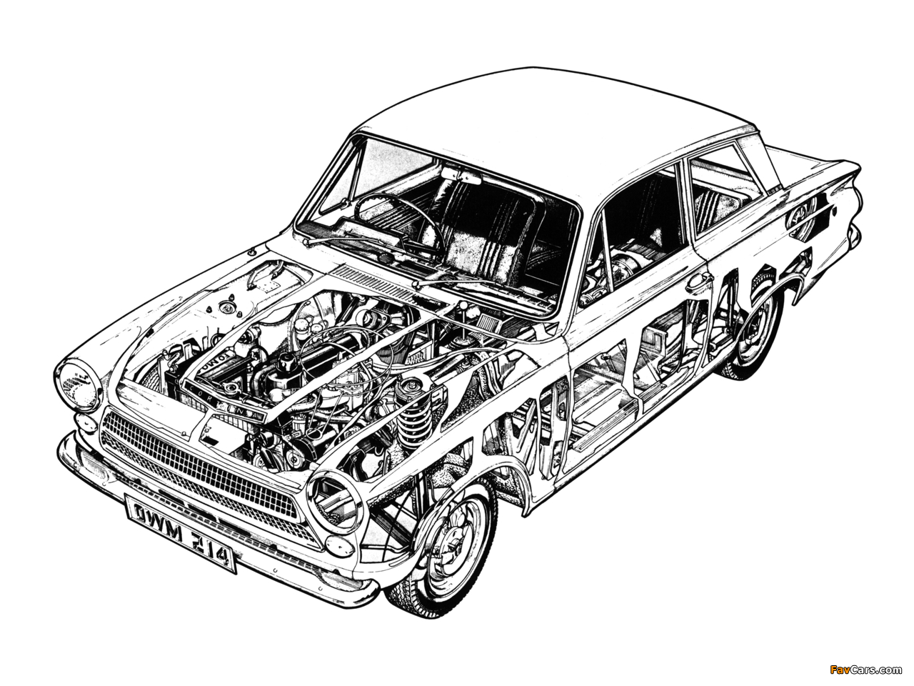 Images of Ford Cortina 2-door Saloon (MkI) 1962–66 (1280 x 960)