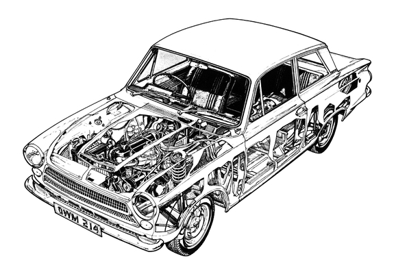 Images of Ford Cortina 2-door Saloon (MkI) 1962–66