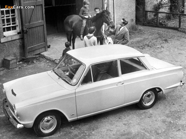 Pictures of Ford Cortina 2-door Saloon (MkI) 1962–66 (640 x 480)