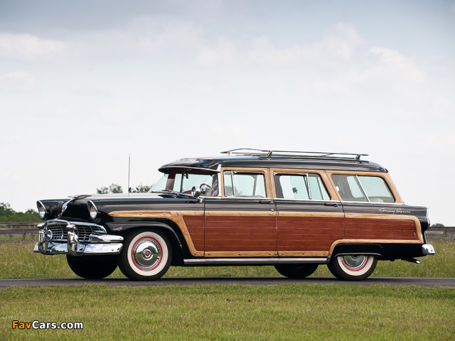 Ford Country Squire 1956 photos (640 x 480)
