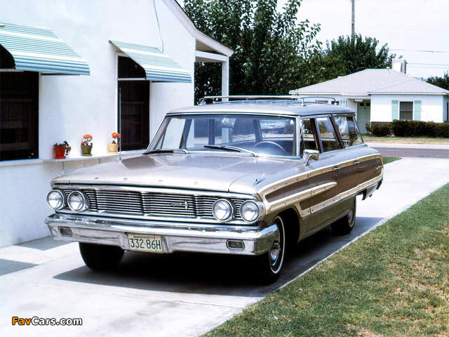 Ford Country Squire 1964 photos (640 x 480)