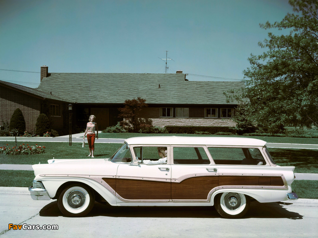 Ford Country Squire 1957 wallpapers (640 x 480)
