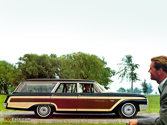 Pictures of Ford Country Squire 9-passenger Station Wagon 1962 (640 x 480)