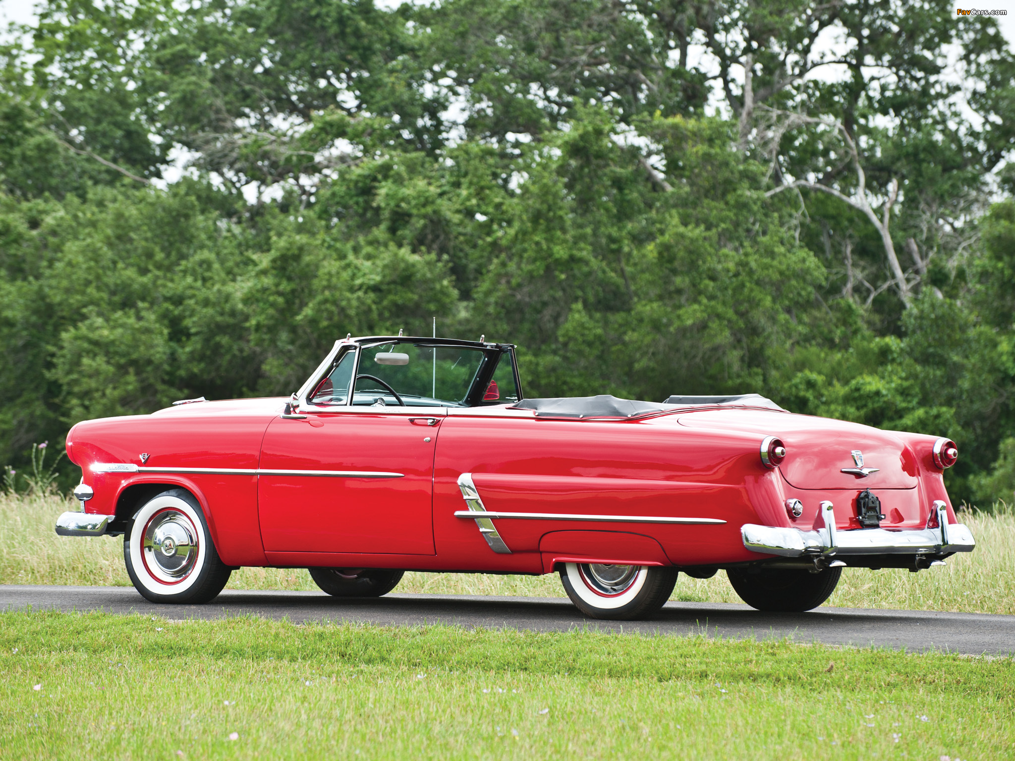 Ford Crestline Sunliner Convertible Coupe (76B) 1953 pictures (2048 x 1536)