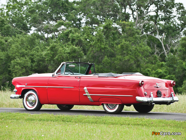 Ford Crestline Sunliner Convertible Coupe (76B) 1953 pictures (640 x 480)