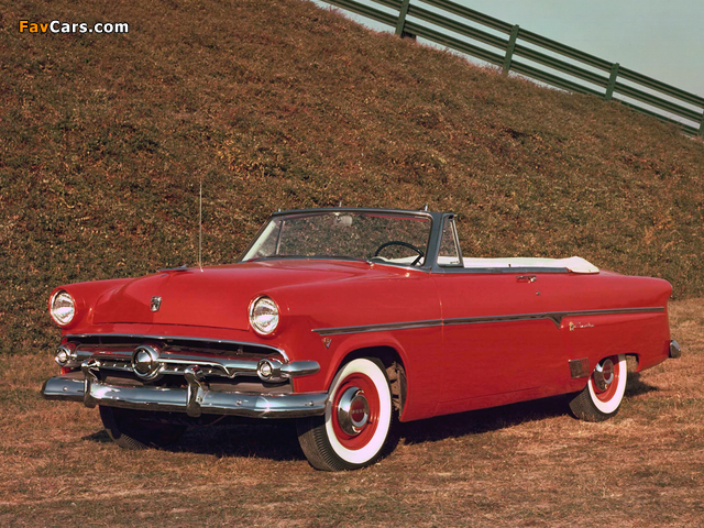 Ford Crestline Sunliner Convertible Coupe 1954 images (640 x 480)