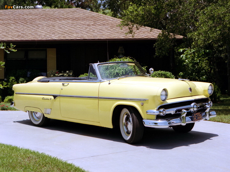 Ford Crestline Sunliner Convertible Coupe 1954 pictures (800 x 600)