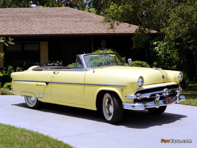 Ford Crestline Sunliner Convertible Coupe 1954 pictures (640 x 480)