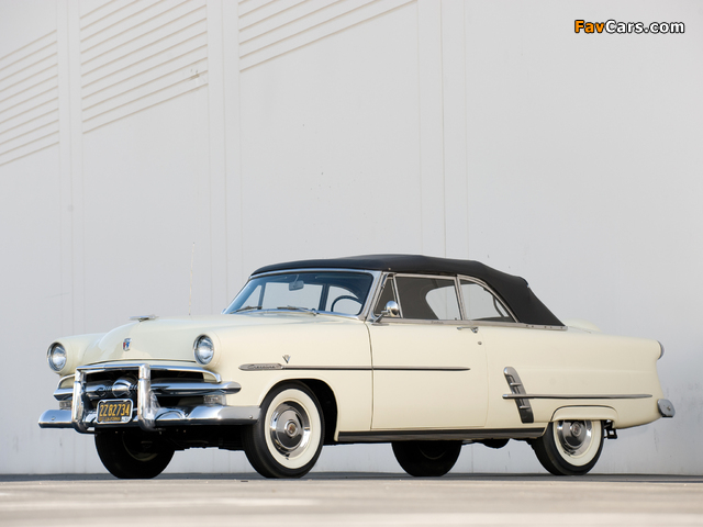 Pictures of Ford Crestline Sunliner Convertible Coupe (76B) 1953 (640 x 480)