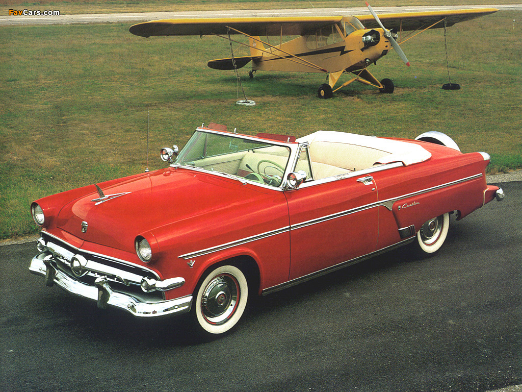 Ford Crestline Sunliner Convertible Coupe 1954 wallpapers (1024 x 768)