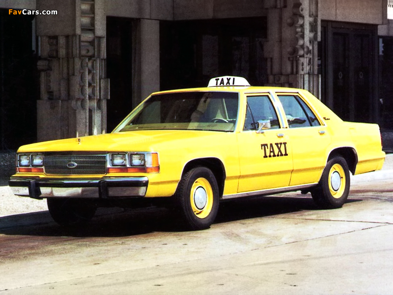 Ford LTD Crown Victoria Taxi 1988–91 wallpapers (800 x 600)