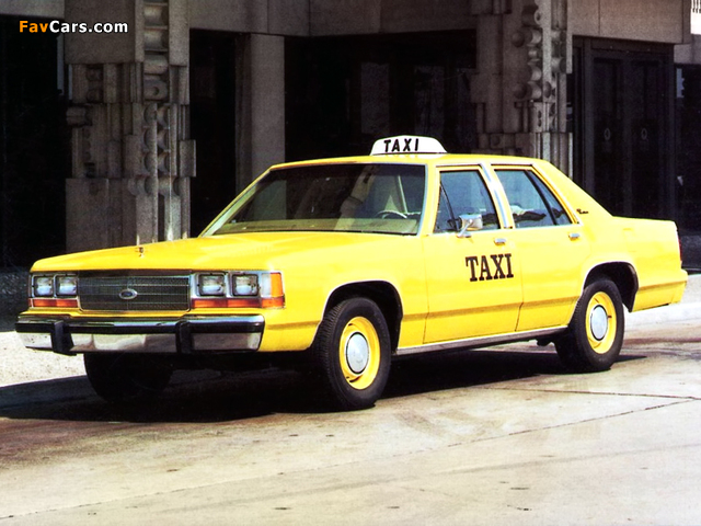 Ford LTD Crown Victoria Taxi 1988–91 wallpapers (640 x 480)