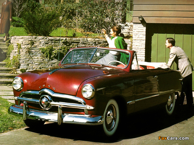 Ford Custom Convertible Coupe (76) 1949 photos (640 x 480)
