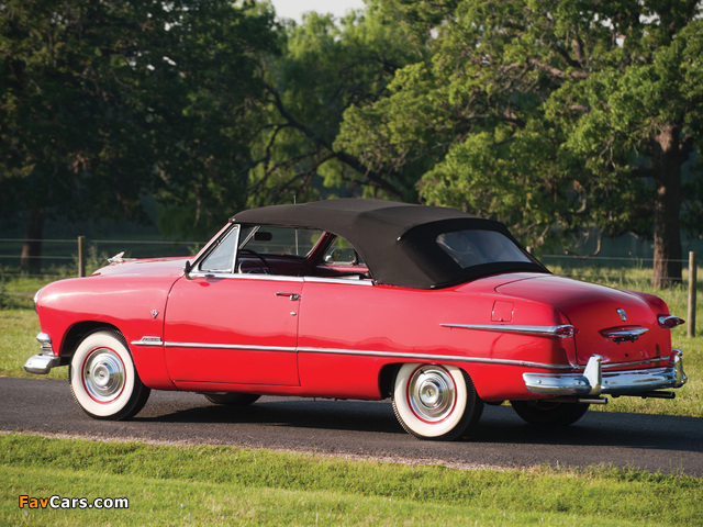 Ford Custom Deluxe Convertible 1951 pictures (640 x 480)