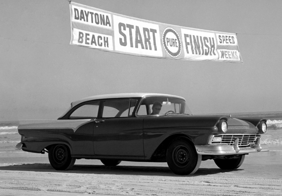 Images of Ford Custom Tudor Sedan 312 Thunderbird Special 1957