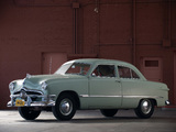Pictures of Ford Custom Deluxe Tudor Sedan (70B) 1950