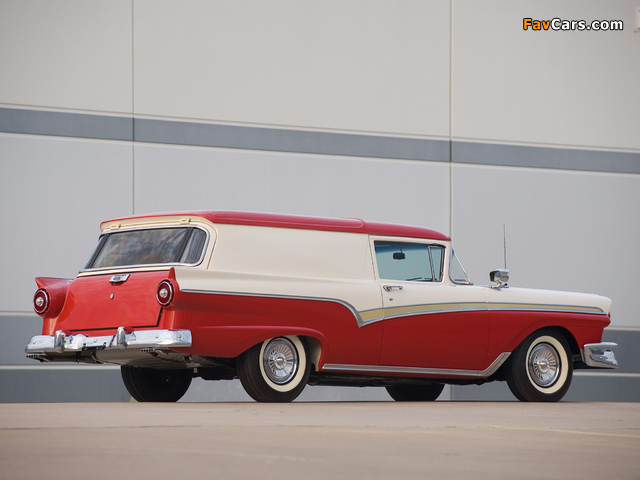 Ford Custom 300 Sedan Delivery 1957 wallpapers (640 x 480)